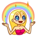 Telegram sticker 🌈 Vicky