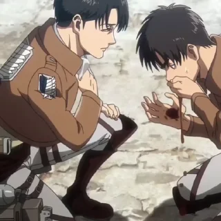Video sticker ⚔️ - ᗷY @ahMshY 𓉮 . Levi Ackerman¹