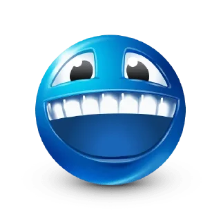 Sticker 😃 Bluemoji