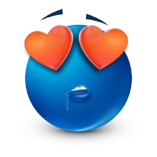 Телеграм стикер 😍 Bluemoji