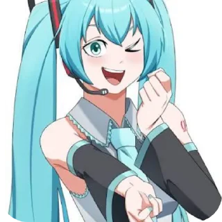 Video sticker 👄 Miku