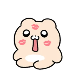 Telegram sticker ⭐ 와플곰이 나타나따! 5 @moe_sticker_bot