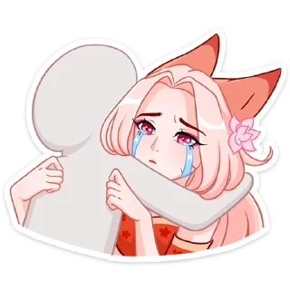 Video sticker 😭 Госпожа Аи @nyasticks