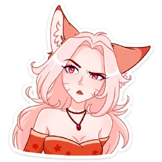 Sticker 🤨 Госпожа Аи @nyasticks