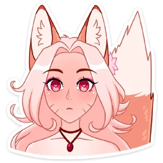 Telegram sticker 🤨 Госпожа Аи @nyasticks
