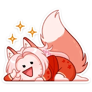 Telegram sticker 😊 Госпожа Аи @nyasticks