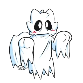 Telegram sticker 👻 Белый гей пидр | 7/7 @mxaiw_red