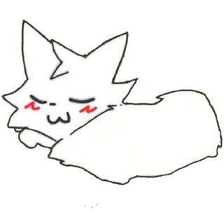 Telegram sticker 😴 Белый гей пидр | 7/7 @mxaiw_red
