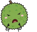 Video sticker 😾 durian @emmastickers