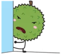 Телеграм стикер 😠 durian @emmastickers