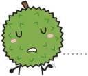 Телеграм стикер 💁 durian @emmastickers