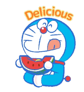 Video sticker 🍉 Doraemon @MochaStickers