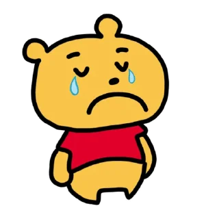 Telegram sticker 😭 搞笑小Pooh