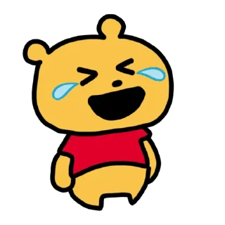 Telegram sticker 😂 搞笑小Pooh