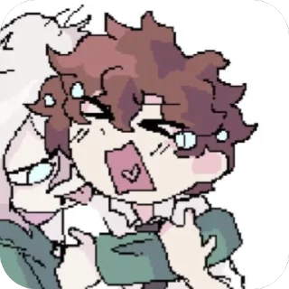 Telegram sticker 😖 Антоша by @offstikbot