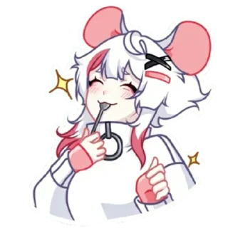 Telegram sticker 😋 Мауси без надписей