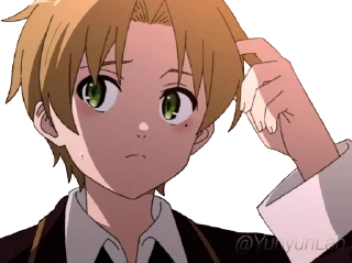 Telegram sticker 🤔 Mushoku Tensei @Y2Lab