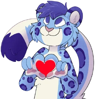 Телеграм стикер ❤️ Meru