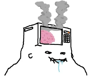 Sticker 🎛 Brainlet again