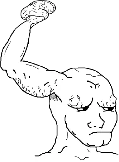 Video sticker 💪 Brainlet again