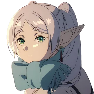 Telegram sticker 🌫 Frieren: Beyond Journey's End // @Anime_Sticker_noob