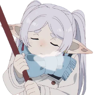 Telegram sticker 🌫 Frieren: Beyond Journey's End // @Anime_Sticker_noob
