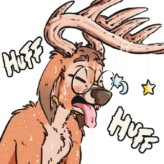 Telegram stiker 😓 Bedtime Buck