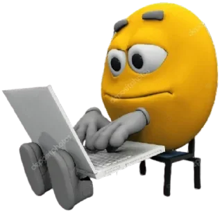 Telegram sticker 💻 Yellow collection💛 @Parsa_sky_walker