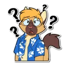 Telegram sticker ❓ Jaycatt
