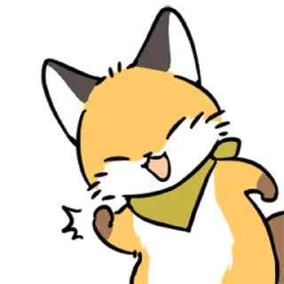 Telegram stiker ✊ short-legged fox v.2 // @smthstck