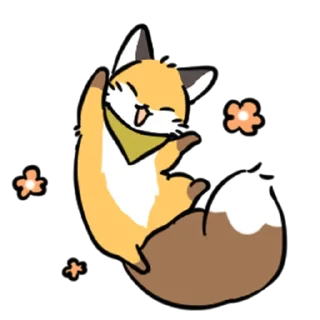 Telegram stiker 😊 short-legged fox v.2 // @smthstck