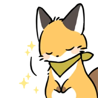 Video sticker 😌 short-legged fox v.2 // @smthstck