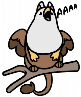 Sticker 😮 March Mallow by JonGriffon