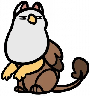 Telegram sticker 👀 March Mallow by JonGriffon