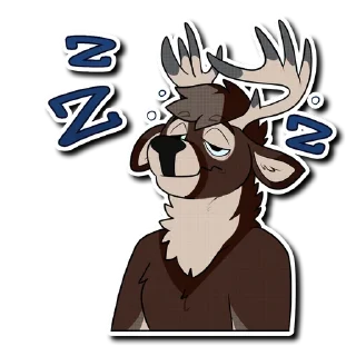 Telegram sticker 😴 Vinyl