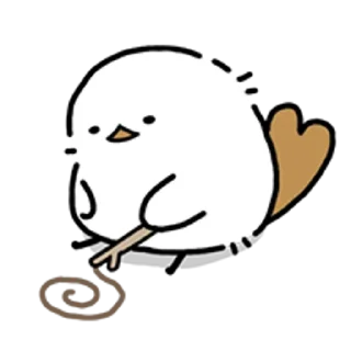 Telegram sticker 💬 베비베비는 관심받고 싶어! By @KakaoEmoticon