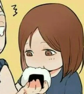 Telegram sticker 🍙 - 𝐽𝑂𝐼𝑁 : @AHMSHY . Yukie Shirofuku