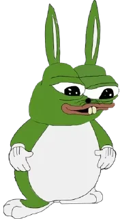 Telegram stiker 🐰 Pepe Animals ZOO → @PepeTaroBot