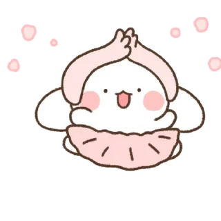 Video sticker 💬 망상토끼! 투닥투닥 친구들 By @KakaoEmoticon