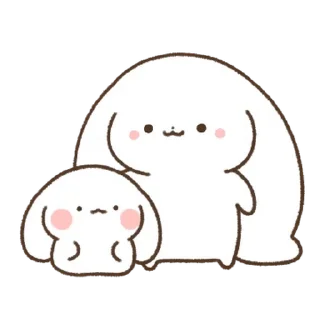 Video sticker 💬 망상토끼! 투닥투닥 친구들 By @KakaoEmoticon