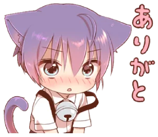 Telegram sticker ☘ Boy of A Black Cat V.2 — @slyhterin