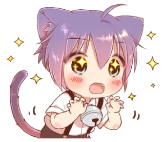 Telegram sticker ☘ Boy of A Black Cat V.2 — @slyhterin