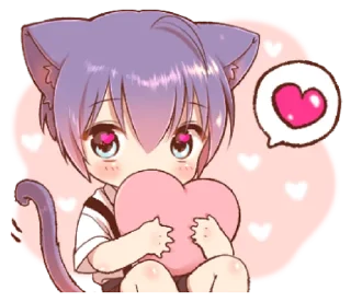 Telegram sticker ☘ Boy of A Black Cat V.2 — @slyhterin