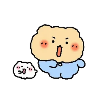 Video sticker 🕺 망그러진 곰과 햄터 @moe_sticker_bot