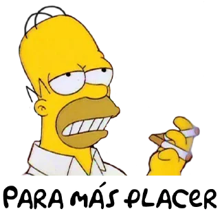 Telegram sticker 🌚 TheSimpsonsWithWords