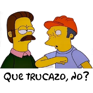 Telegram sticker 😉 TheSimpsonsWithWords