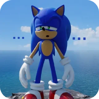 Telegram sticker 🤨 Sonic x Shadow