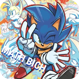 Telegram sticker 😎 Sonic x Shadow