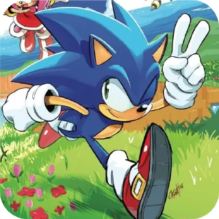 Telegram sticker 👋 Sonic x Shadow