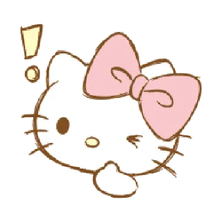 Video sticker 😉 hello kitty emoji @soft_stickers